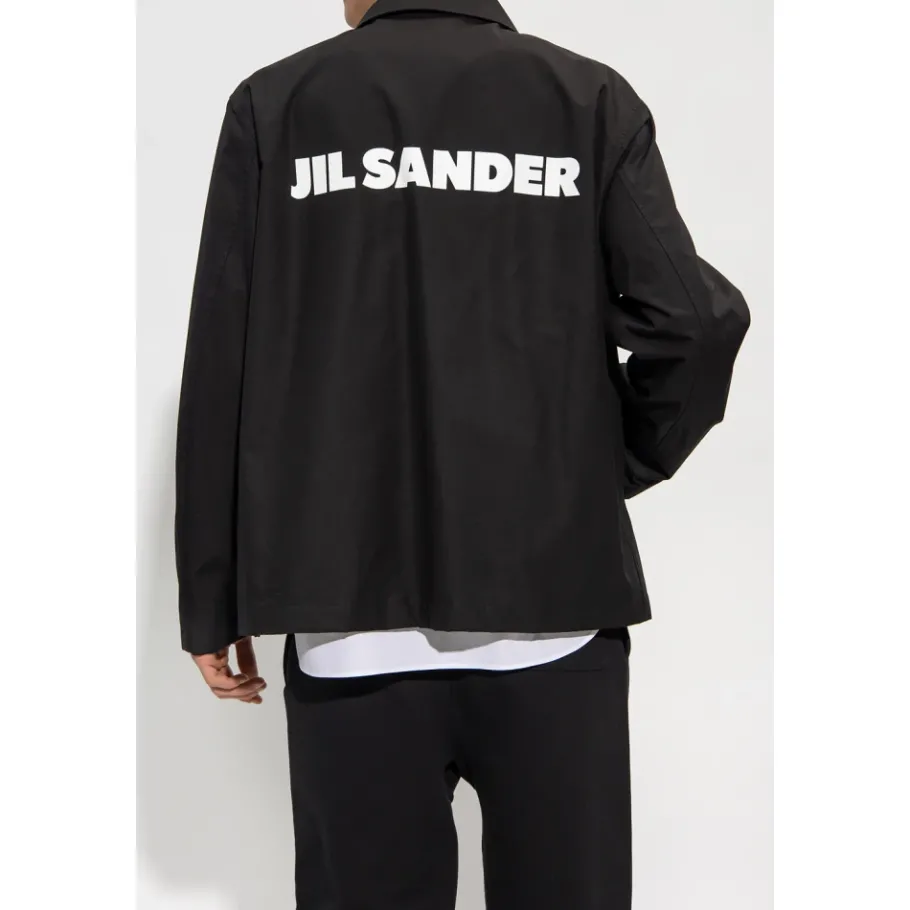 Jil Sander Cotton Overshirt-Heren Overhemden