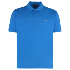 Paul & Shark Cotton Piqué Polo Shirt-Heren Shirts