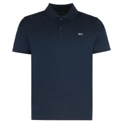 Paul & Shark Cotton Pique Polo-Heren Shirts