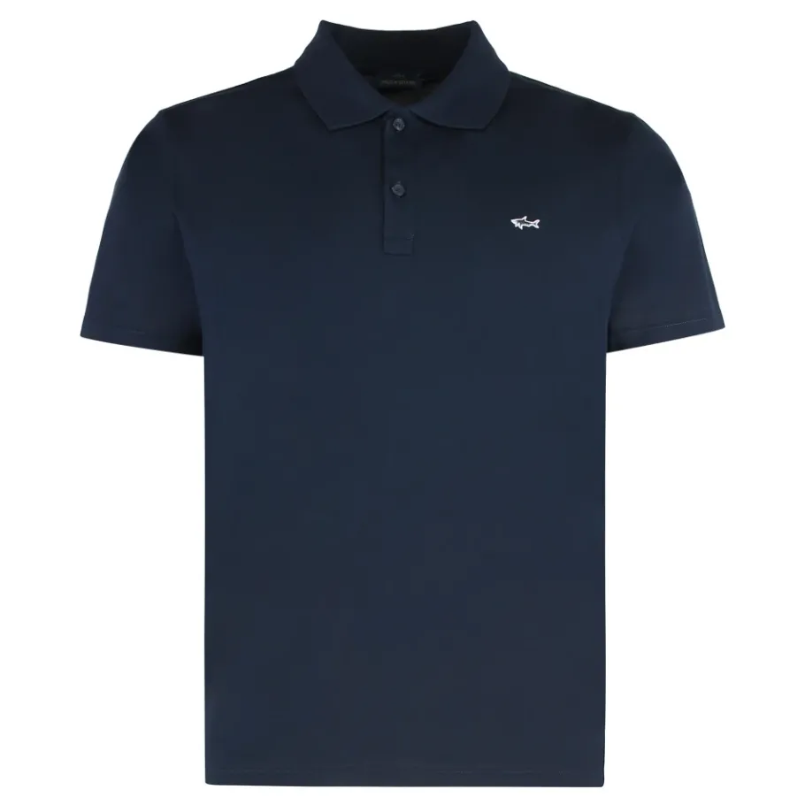 Paul & Shark Cotton Pique Polo-Heren Shirts