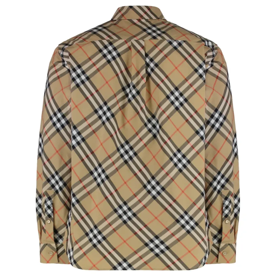 Burberry Cotton Poplin Shirt-Heren Overhemden