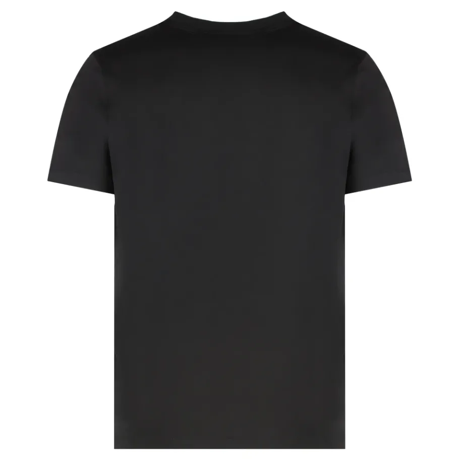 Paul & Shark Cotton T-Shirt met Metallic Logo Print-Heren Shirts