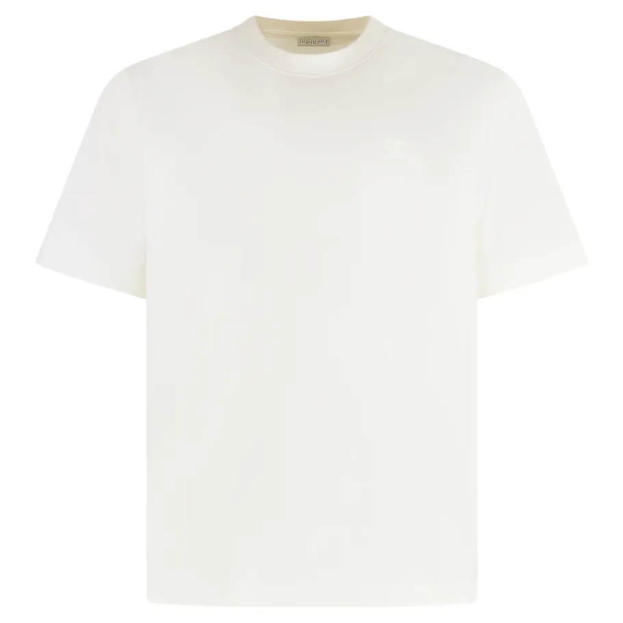 Burberry Cotton T-shirt met ronde hals-Heren Shirts