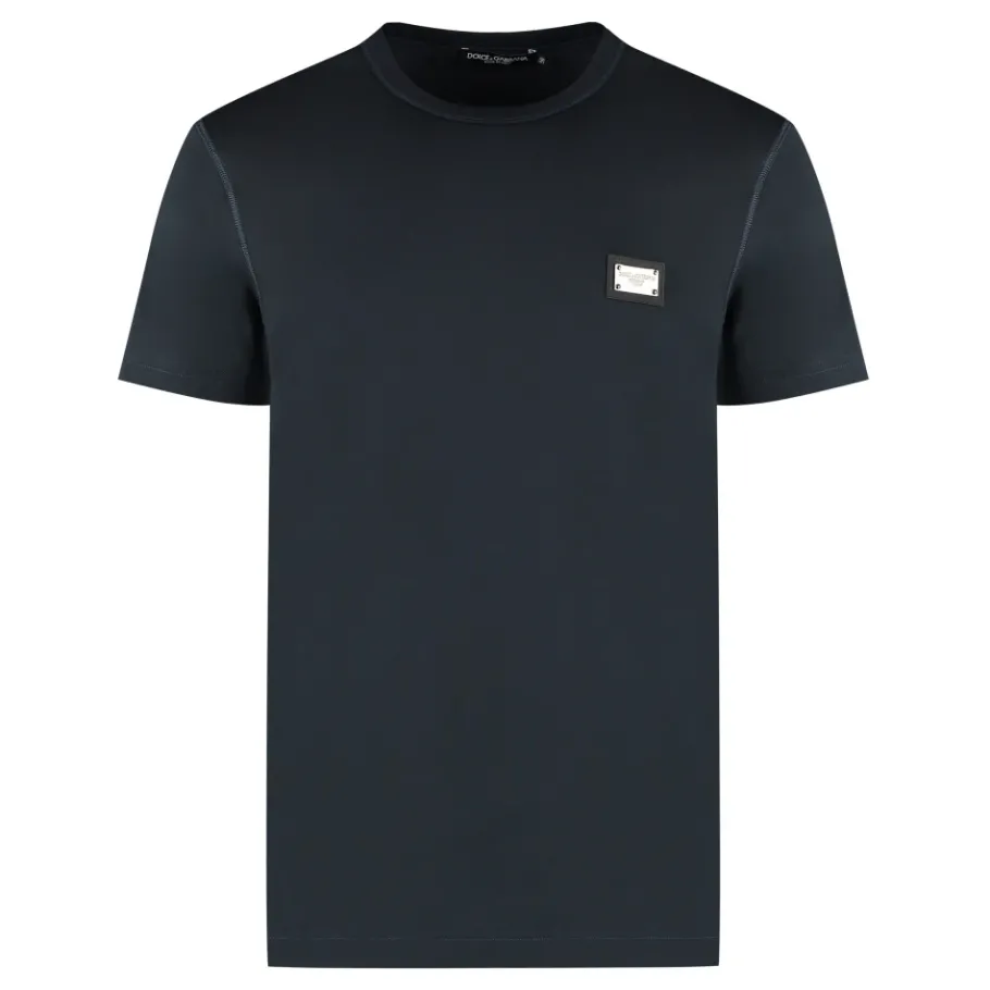 Dolce & Gabbana Cotton T-shirt met ronde hals-Heren Shirts