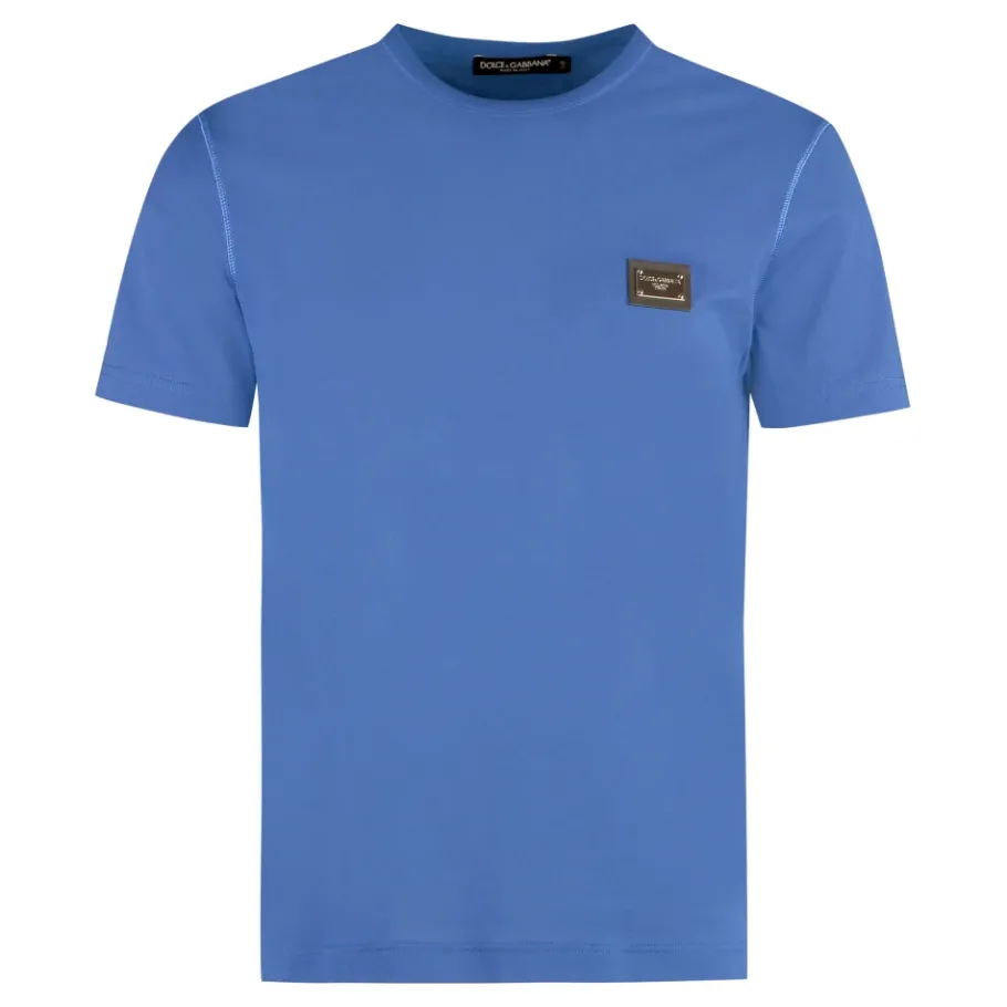 Dolce & Gabbana Cotton T-shirt met ronde hals-Heren Shirts