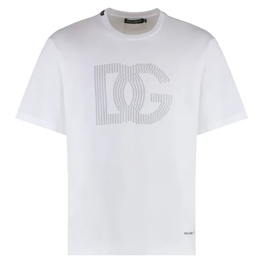 Dolce & Gabbana Cotton T-shirt met ronde hals-Heren Shirts