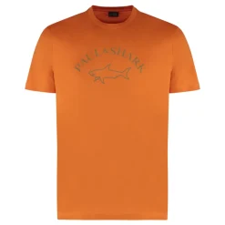 Paul & Shark Cotton T-shirt met ronde hals-Heren Shirts