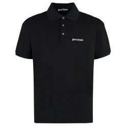 Palm Angels Cotton-piqué Polo Shirt-Heren Shirts