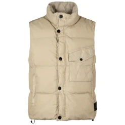 Stone Island Crinkle Reps NY Down Vest-Heren Jassen