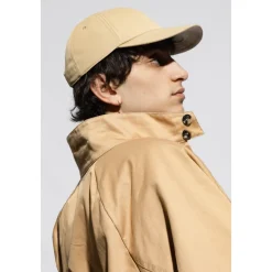 Burberry Curved-Peak Pull-On Baseball Cap-Heren Petten