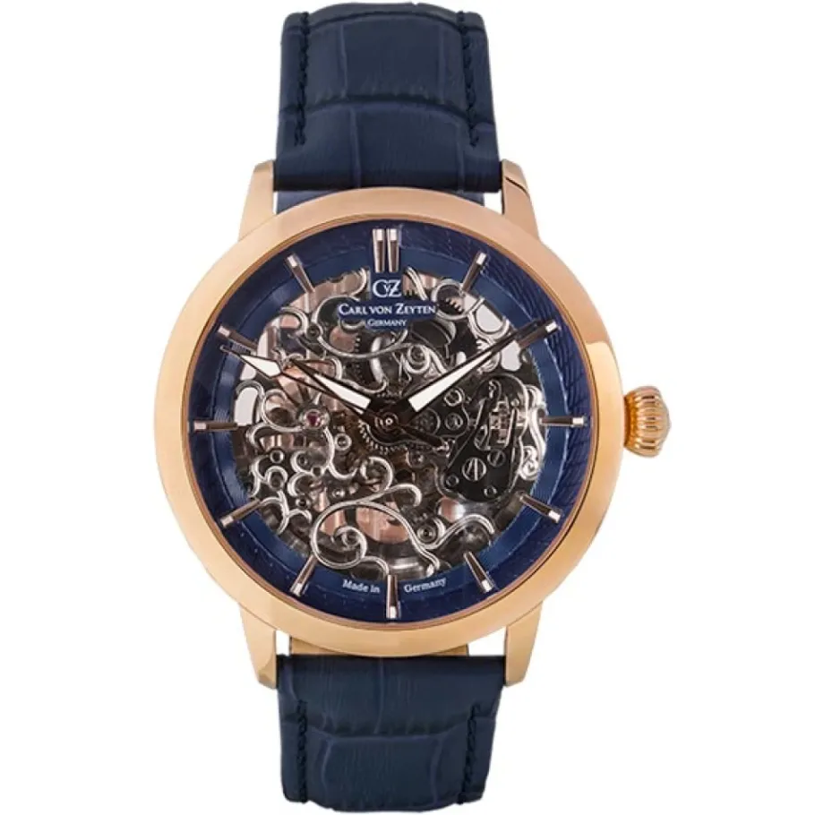 Carl von Zeyten CVZ0013RBLS Skeleton Automatisch Horloge-Heren Horloges