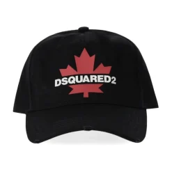 Dsquared2 D2 Leaf Baseball Cap-Heren Petten