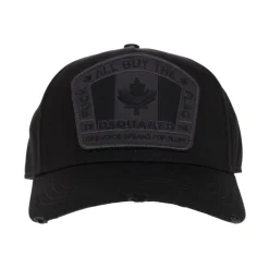 Dsquared2 D2 Patch Baseball Cap-Heren Petten