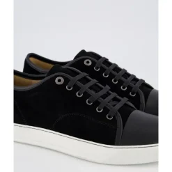 Lanvin DBB1 Leren en Suède Sneakers-Heren Sneakers