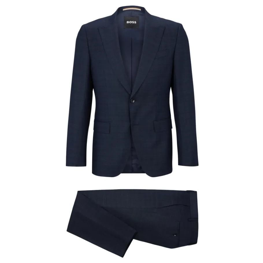 Hugo 2-delig Single Breasted Suit Set-Heren Kostuums