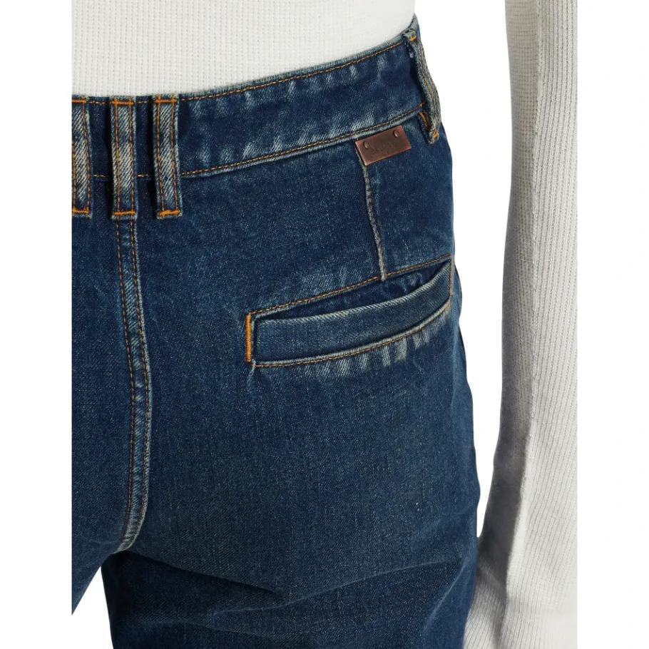 Balmain Denim jeans met wijde pijpen-Heren Jeans