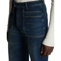 Balmain Denim jeans met wijde pijpen-Heren Jeans
