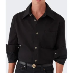 Casablanca Denim Monogram Shacket-Heren Jassen