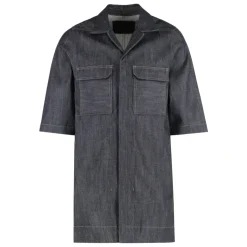 Rick Owens Denim Overshirt-Heren Overhemden
