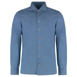 Borriello Napoli Denim Shirt-Heren Overhemden