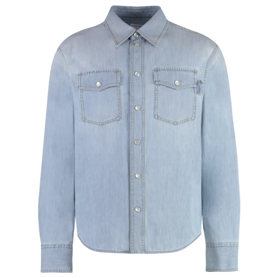 Bottega Veneta Denim Shirt-Heren Overhemden