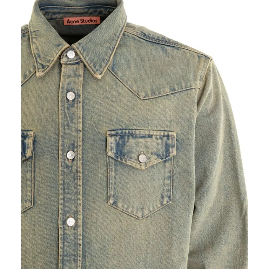 Acne Studios Denim Shirt in-Heren Overhemden