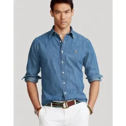 Polo Ralph Lauren Denim Shirt op Maat-Heren Overhemden