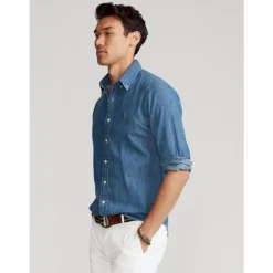Polo Ralph Lauren Denim Shirt op Maat-Heren Overhemden