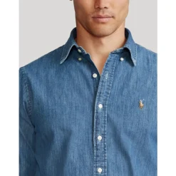 Polo Ralph Lauren Denim Shirt op Maat-Heren Overhemden