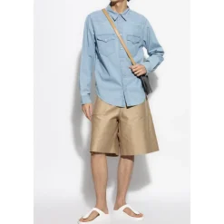 Isabel Marant Denim Shirt Vasco-Heren Overhemden