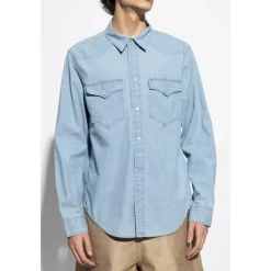 Isabel Marant Denim Shirt Vasco-Heren Overhemden