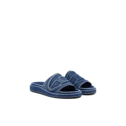 Diesel Denim Slides-Heren Slippers