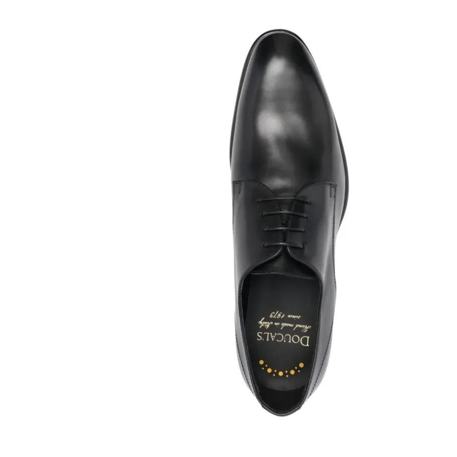 Doucal's Derby schoenen met amandelneus-Heren Nette Schoenen