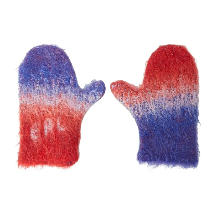 ERL Dégradé Gebreide Wanten met Logo Jacquard-Heren Handschoenen