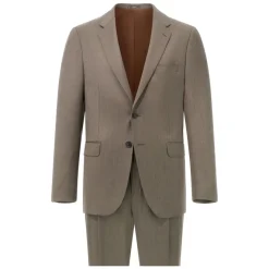 Boggi Milano Diagonaal pak van stretchwol-Heren Kostuums