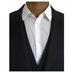 Dolce & Gabbana Donker Wol 3-Delig Pak-Heren Kostuums