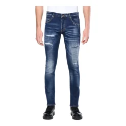 My Brand Donkere Ripped Jeans - Unieke Stijl en Perfecte Pasvorm-Heren Jeans