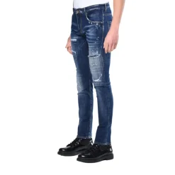 My Brand Donkere Ripped Jeans - Unieke Stijl en Perfecte Pasvorm-Heren Jeans