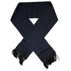 Dolce & Gabbana Donkere Sjaal met Franjes-Heren Sjaals