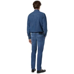 Jacob Cohën Donkere Slim Fit Denim Jeans-Heren Jeans