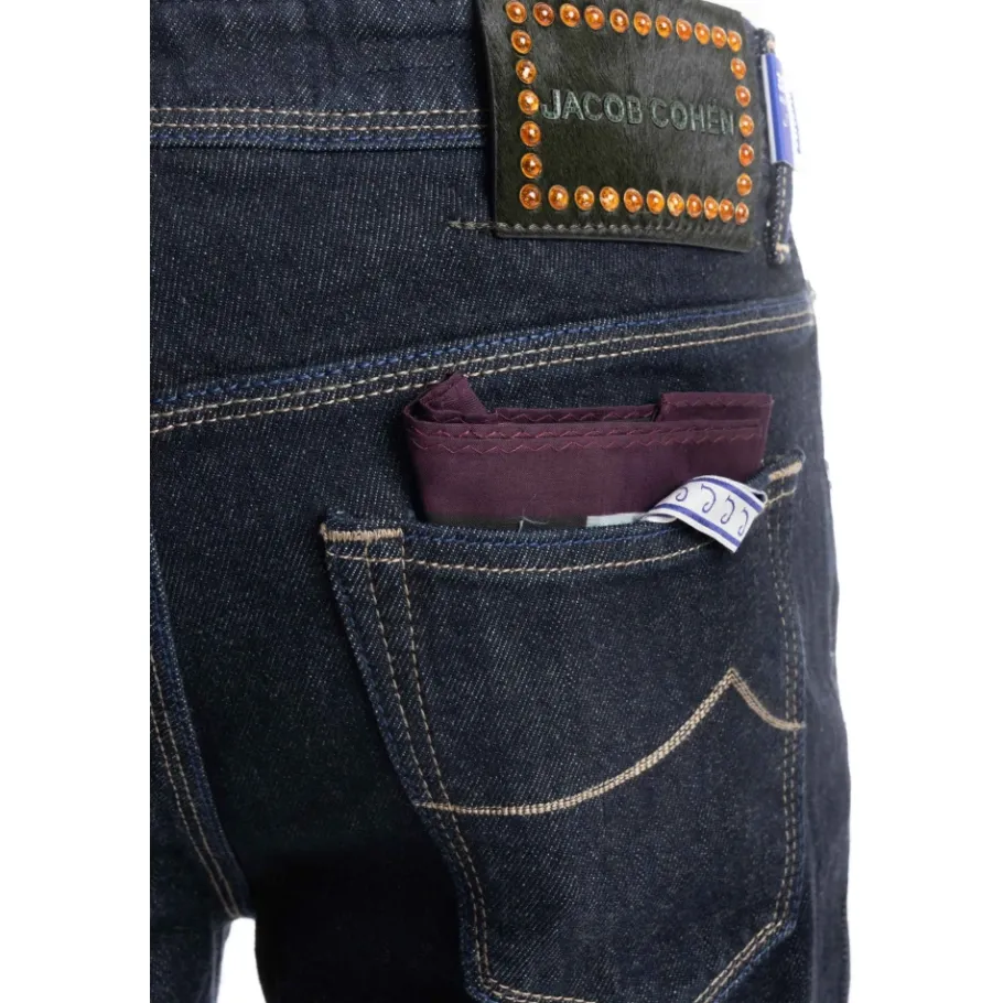Jacob Cohën Donkere Slim Fit Jeans-Heren Jeans