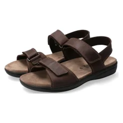 Mephisto Donkere Leren Herensandaal-Heren Sandalen