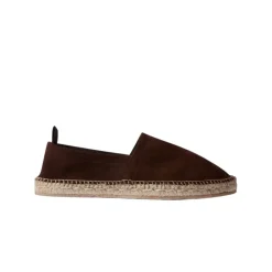 Scarosso Donkere suède espadrilles-Heren Espadrilles