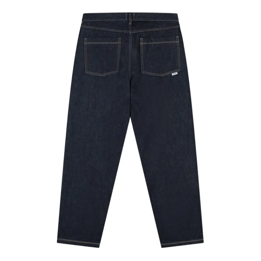 Arte Antwerp Donkere Ruwe Denim Straight-Cut Jeans-Heren Jeans