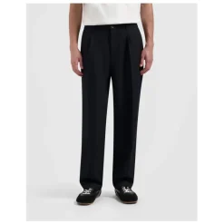 Olaf Hussein Donkergrijze Chino Broek-Heren Broeken