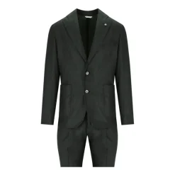 Manuel Ritz Donker Wollen Pak Slim Fit-Heren Kostuums