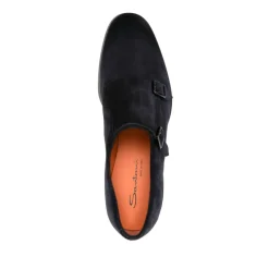 Santoni Double Buckle Loafer-Heren Instappers & Slip Ons|Nette Schoenen