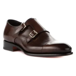 Santoni Double Monks Business Schoenen-Heren Instappers & Slip Ons|Nette Schoenen