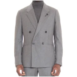 Lardini Double-Breasted Blazer-Heren Kostuums