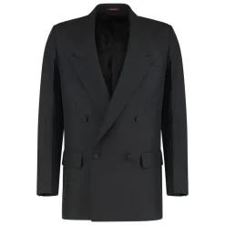 Gucci Double-breasted jas in wolgabardine-Heren Jassen